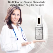 Valkyrie Şarj Edilebilir Taşınabilir Ağız Duşu Diş Protez Bakım 4 Başlıklı Sessiz Çalışma - 7