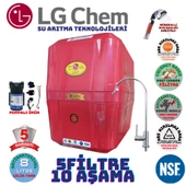 LG Chem COOL KIRMIZI POMPALI 8 LİTRE 5 FİLTRE 10 AŞAMA SU ARITMA CİHAZI thumbnail 1