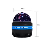 Gece Lambası Otomatik Dönen Disko Topu Işık Yıldızlı Gökyüzü Galaxy Projektör Led - 2