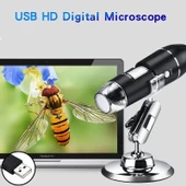 Monozone Dijital Mikroskop 1600x 2Mp Usb 8 Led Çok Amaçlı Tekstil Baskı Cilt Saç Biyolojik Analiz - 3