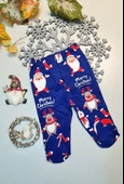 Yeni Doğan Bebek Noel Baba Patikli Pantalon - 1