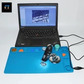 Monozone Dijital Mikroskop 1600x 2Mp Usb 8 Led Çok Amaçlı Tekstil Baskı Cilt Saç Biyolojik Analiz - 7