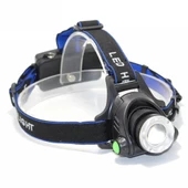Monozone Kafa Feneri Kamp Tepe Lambası Balıkçılık Çalışma Lambası WaterProof  Şarj Edilebilen Pil - 1