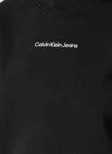 Calvin Klein Jeans Yuvarlak Yaka Baskılı Siyah Kadın Sweatshırt INSTITUTIONAL CREW NECK - 3