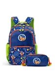 Milk&Moo Çocuk Sırt Çantası ve Bel Çantası Fonksiyonlu Kalem Kutusu Seti Ponix thumbnail 1