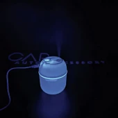 Mini Ortam Nemlendirici Araç İçi Ev Ofis Rgb Renkli Işıklı Buhar makinası - 3