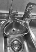 Lavabo Süzgeci - Çeşme Altı Süzgeçli Lavabo Torbası - Paslanmaz Çelik - 3