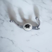 Portmanto Askı Dolap Askılık Askılığı Banyo Mutfak Askısı Duvar Kapı Elbise Kıyafet Vestiyer Krom - 3