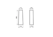 Vitra S20 Kolon Ayak, 5529L003-0156 - 4