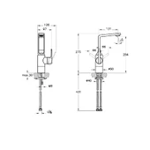 A4246826 Artema Suit L Sifon Kumandalı Lavabo Bataryası, Bakır - 2