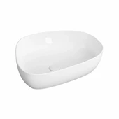 5991B403-0016 Vitra Outline Asimetrik Çanak Lavabo, 56 cm, Beyaz - 1