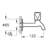 A41584 Artema Musluk (Uzun) - 2