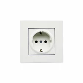 Mutlusan Rita Priz Topraklı Beyaz Poşetli - 2220 600 0201 - 1