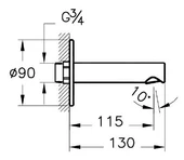 A42622 Vitra Origin Çıkış Ucu - 2