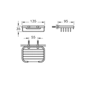 A44378 Artema Arkitekta Süngerlik, Krom - 2