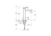 A4255734 VitrA Origin Yüksek Tip Lavabo Bataryası, Fırçalı Nikel - 2