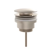 A4514834 Vitra Origin Lavabo Yuvarlak Süzgeci (Universal-Sabit), Fırçalı Nikel - 1