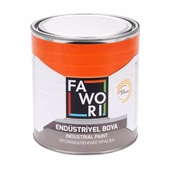 Fawori İdeal Parlak End. Boya Mat Siyah 0,75Kg - 1