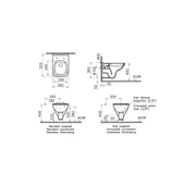 7508L003-0850 Vitra S20 Square Smoot Flush Kanalsız Asma Klozet, 52 cm thumbnail 2