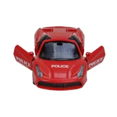 BİRLİK METAL ÇEKBIRAK IŞIKLI SPOR POLİS ARABALARI FY5038P-12D - 12