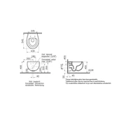 5885B401-0559 Vitra Memoria Rim-Ex Kanalsız Asma Klozet, Mat Beyaz thumbnail 2