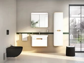 VitrA Asma Klozet Sento Rim-ex Kanalsız, Mat Siyah, 7748B083-0559 - 2