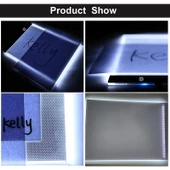 Monozone A4 Led Işıklı(3 Seviye) Çizim Kopyalama Animasyon Portre Dövme Grafik Çizim Tableti - 6