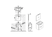 75103 Vitra Mia Demonte Set, 60 cm, Çekmeceli, (Lavabo Dolabı, Aydınlatmalı Ayna), Cordoba - 3
