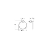 A44115 Vitra Base 100 Halka Havluluk - 2