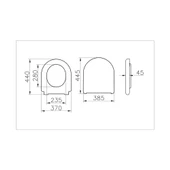 Vitra Liquid Klozet Kapağı (Yavaş Kapanır) 137-003-009 - 3