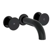 A4269039 VitrA Liquid Ankastre Kısa Lavabo Bataryası (Sıva Üstü Grubu), Parlak Siyah - 1