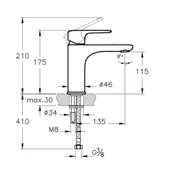 Artema Root Round Lavabo Bataryası A42706 - 3