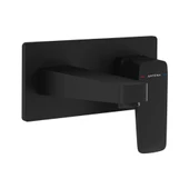 A4273836 Artema Root Square Ankastre Lavabo Bataryası, Mat Siyah (Sıva Üstü Grubu) - 1