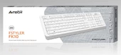 A4 Tech Fk10 Q Usb Fsytyler Beyaz Tr Fn-Mmedya Klavye - 1