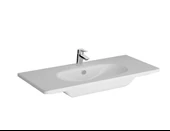 7791B003-0001 Vitra Zentrum Orta Armatür Delikli Etajerli Lavabo, 60x46 cm - 1