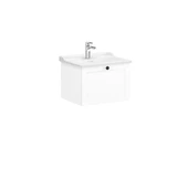 68785 Vitra Root Classic Tek Çekmeceli Lavabo Dolabı, 60 cm, Mat Beyaz (Klasik Lavabo Dahil) thumbnail 1