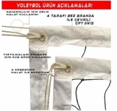 Attack Sport Voleybol Filesi & Voleybol Ağı & Voleybol Filesi Ağı 2 Mm 10x10 Cm - 2
