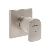 A4272934 Artema Root Square Ankastre Stop Valf (Sıva Üstü Grubu), Fırçalı Nikel - 1