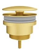 A4514825 Vitra Origin Classic Lavabo Yuvarlak Süzgeci (Universal-Sabit) Fırçalı Altın - 1