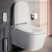 5674B003-6193 Vitra Metropole V-Care Akıllı Rim-ex Asma Klozet, Basic, Yeni Seri - 2
