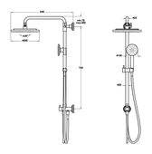 Vitra Origin Classic Duş Kolonu A45793 - 2