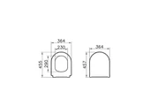 Vitra Slim Ses Yok Kapak Model-2(Kemer-S50), Yavaş Kapanır, 110-003-009 - 4