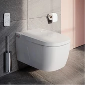 5674B003-6193 Vitra Metropole V-Care Akıllı Rim-ex Asma Klozet, Basic, Yeni Seri - 1