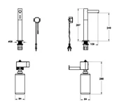 A4476036WTC Vitra Origin Yüksek Fotoselli Sıvı Sabunluk (Elektrikli-Uzun), Mat Siyah thumbnail 2