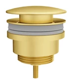 A4514925 Vitra Origin Classic Lavabo Yuvarlak Süzgeci (Universal-Basmalı aç-kapa) Fırçalı Altın - 1