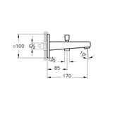 A4274023 Artema Root Square Çıkış Ucu, El Duşu Çıkışlı, Altın - 2