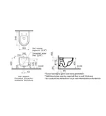 7848T003-0090 Sento SmoothFlush Asma Klozet -Beyaz - 2
