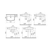7078B003-0973 Shift Lavabo 65cm-Beyaz - 2