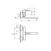 A42095 Artema Minimax S Eviye Bataryası-Duvardan - 2