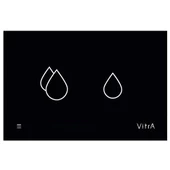 768-1501 Vitra V-care Smart Kumanda Paneli, Siyah (8 cm Gömme Rezervuarlar için) - 1